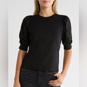Frame Denim Elegant Black Blouse